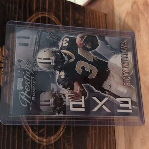 1999 Playoff Prestige Ricky Williams Rookie Card Saints Dolphins